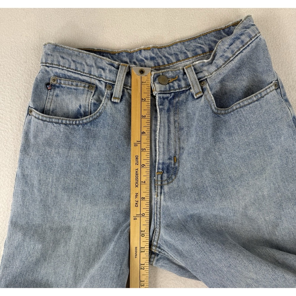 Ralph Lauren Polo Jeans Co. Womens 8/29 Mid-Rise Stretch Denim Blue Relaxed Fit - Picture 4 of 11